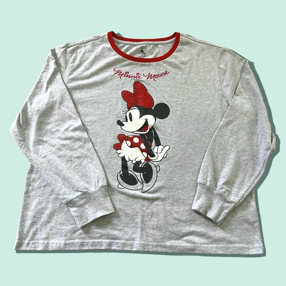 Disney grey long sleeve MINNIE MOUSE XL